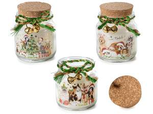 wholesale Christmas candle jar
