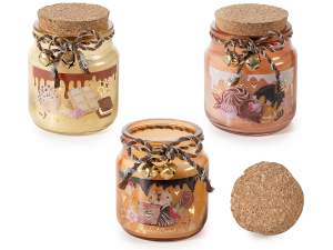 wholesale chocolate candle jar
