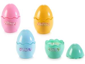 wholesale scented egg candle jar