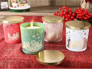 wholesale scented candle christmas village