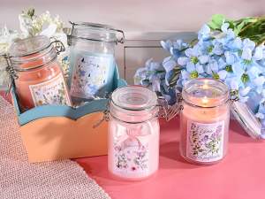 wholesale candles glass jar hermetic cap