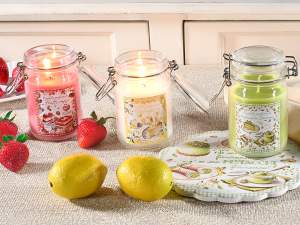 wholesale candle glass jar hermetic seal