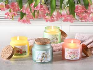 wholesaler scented candles glass jar