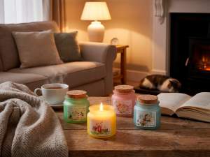 wholesaler scented candles glass jar