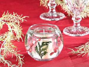 wholesale clear gel glass candles
