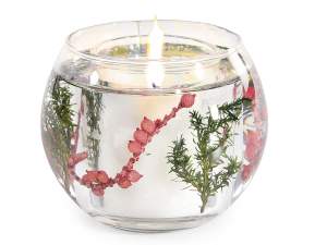 wholesale clear gel glass candles