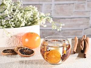 wholesale candle orange cinnamon cloves