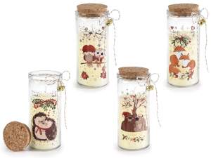 scented cork glass candle wholesaler