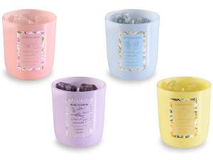 wholesaler of scented candles in stone jars