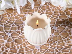 wholesale scented flower jar candle