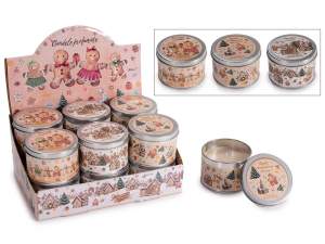 wholesale gingerbread jar candles