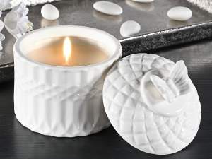 wholesale jar candle with lid