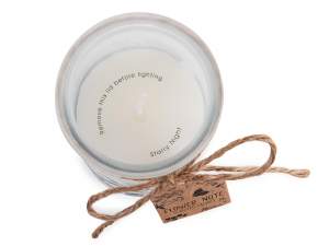 wholesale scented floral candle jar