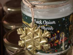 wholesale Christmas glass jar candle