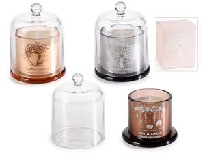 wholesale glass bell candle