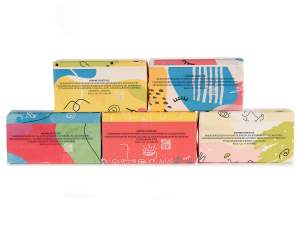 Wholesale vegetable soap display