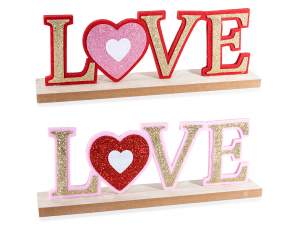 ingrosso scritta love amore regalo