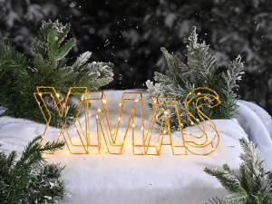 grossista luminaria xmas scritta