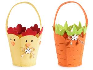 grossista borse panno carota pulcino pasqua