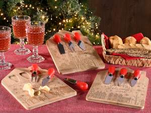 Planche à découper de Noël en bois en gros