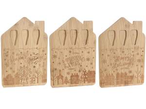 Planche à découper de Noël en bois en gros