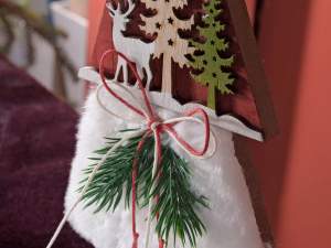 ingrosso decoro albero natale legno