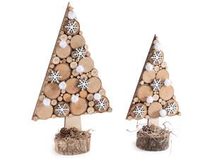 grossista alberi natale decorativi in legno
