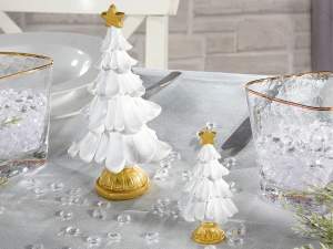 Decoración árbol de Navidad blanco al por mayor