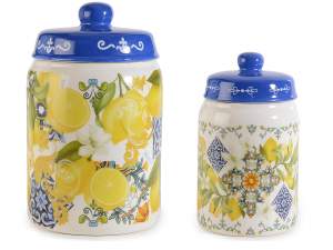 ingrosso barattolo ceramica maiolica sicilia