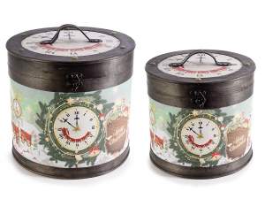 Grossista bauletti in legno natale