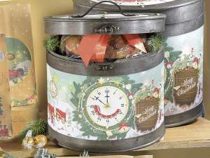 Grossista bauletti in legno natale