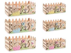 grossista cestini porta dolci pasqua conigli