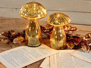 ingrosso lampada decorativa autunnale fungo