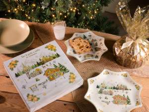 ingrosso piatto stella natale