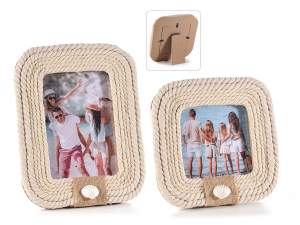 Ingrosso porta foto corda mare