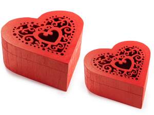 ingrosso scatola cuore rossa
