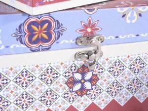 Ingrosso scatola maiolica legno