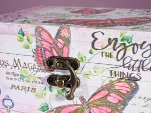 Grossista scatole decori farfalle