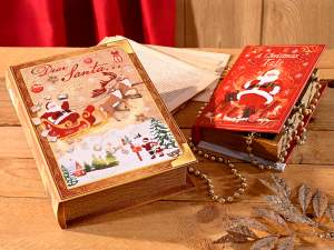 ingrosso scatola regalo natale a libro