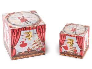 Ingrosso scatole legno Natale