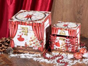 Ingrosso scatole legno Natale