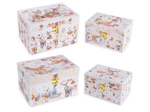 ingrosso scatole legno natale