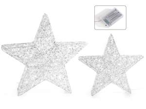 ingrosso stelle natale luminose decoro