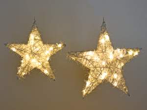Ingrosso stelle luminose vetrina