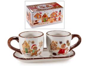 ingrosso tazzine natale caffè pan di zenzero
