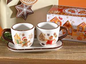 ingrosso tazzine natale caffè pan di zenzero