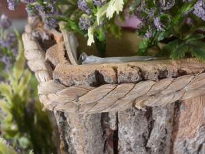 ingrosso vasi legno corteccia piedini