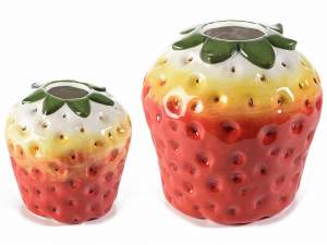 Ingrosso vaso fragola ceramica