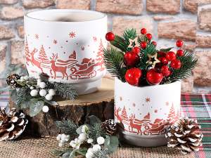 ingrosso vaso natale paesaggio terracotta