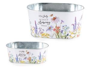 ingrosso vaso fiori metallo